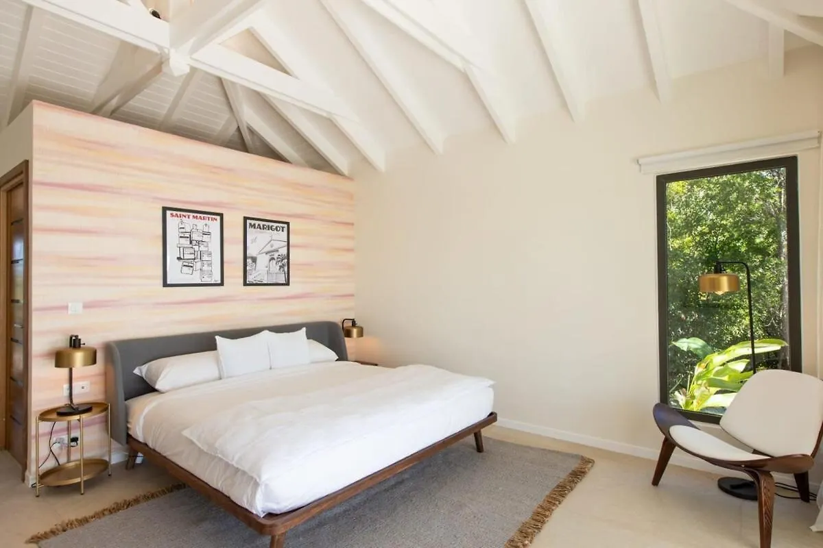 Semesterbostad Villa Solis, 7 Bedroom Ocean View Midcentury Villa Marigot