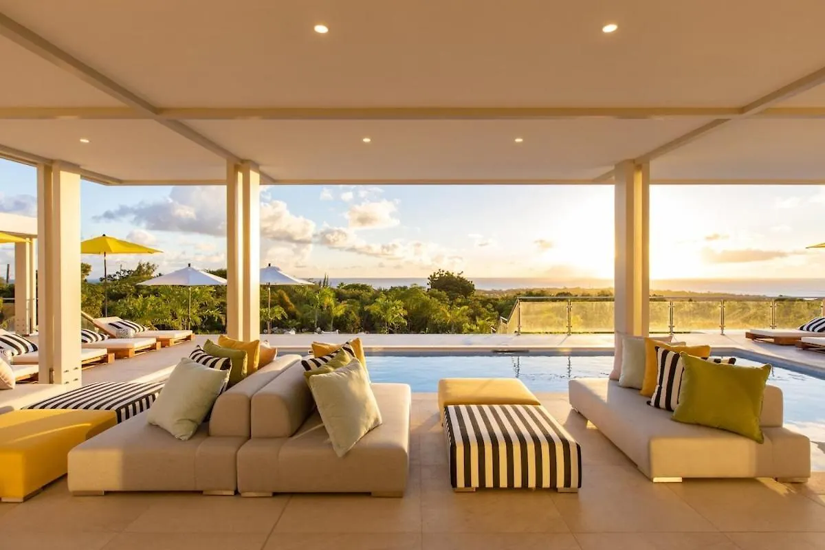 Villa Solis, 7 Bedroom Ocean View Midcentury Villa Marigot  Sint Maarten