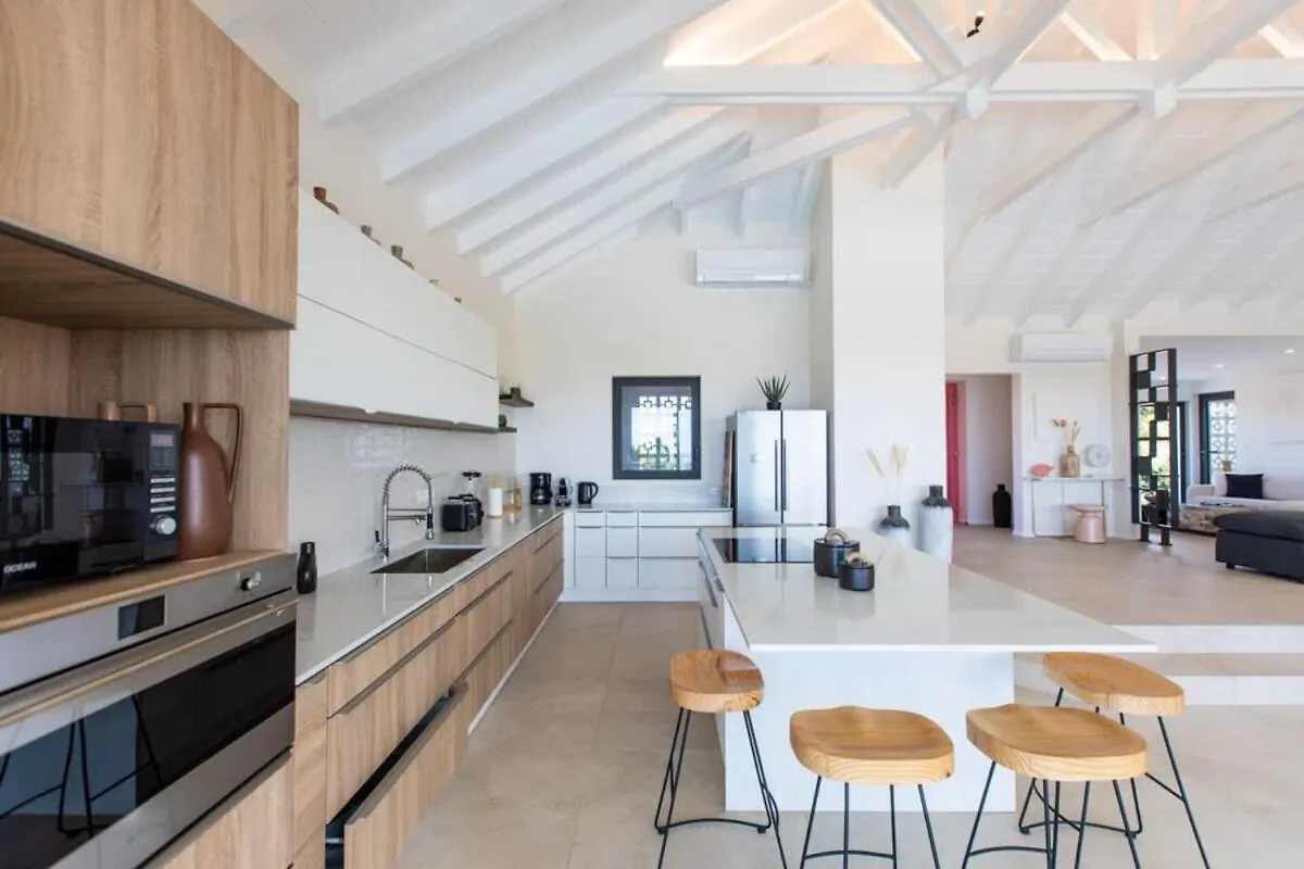 Villa Solis, 7 Bedroom Ocean View Midcentury Villa Marigot